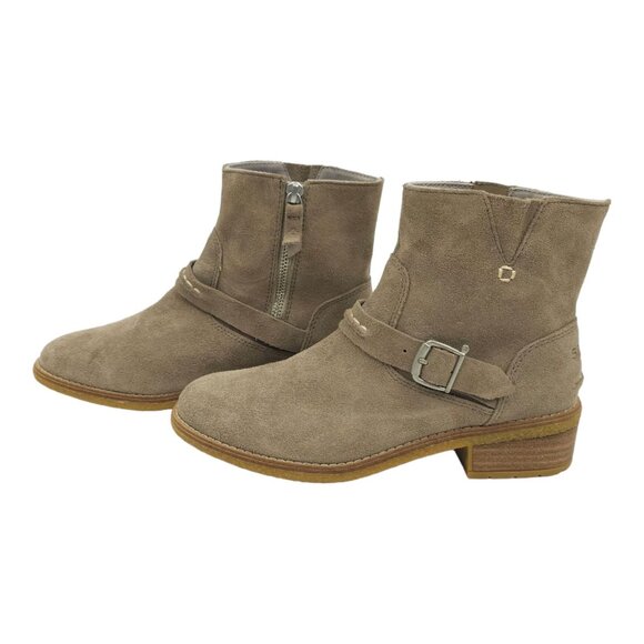 Sperry Side Zip Suede Ankle Boots Womens Size US 6.5 UK 4 EU 37 Taupe STS85464 - Picture 11 of 12